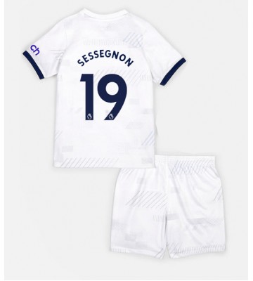 Tottenham Hotspur Ryan Sessegnon #19 Replica Home Stadium Kit for Kids 2023-24 Short Sleeve (+ pants)